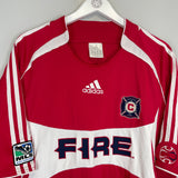 2007 CHICAGO FIRE BLANCO #10 HOME SHIRT (XL) ADIDAS