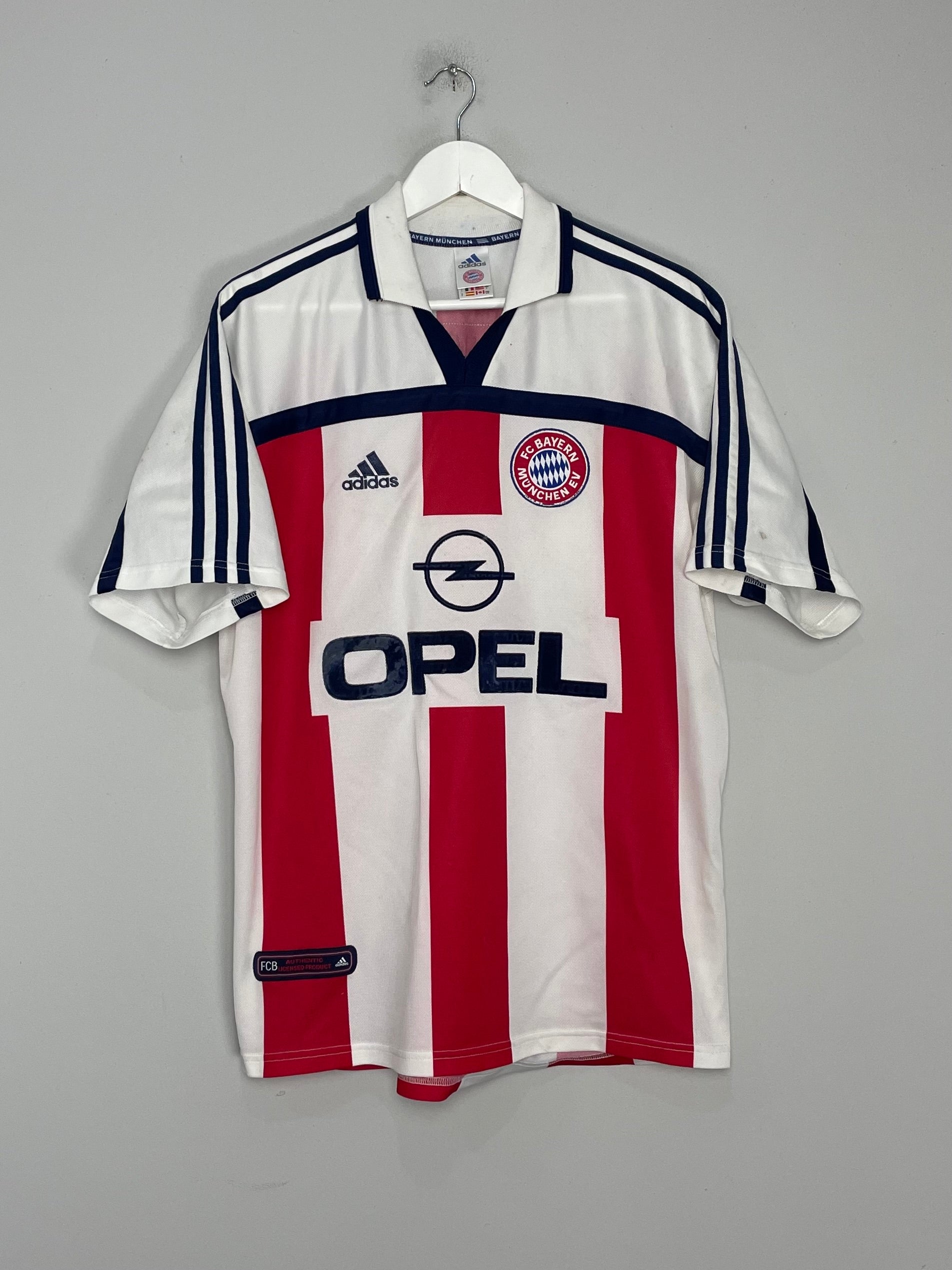 2000/02 BAYERN MUNICH AWAY SHIRT (L) ADIDAS