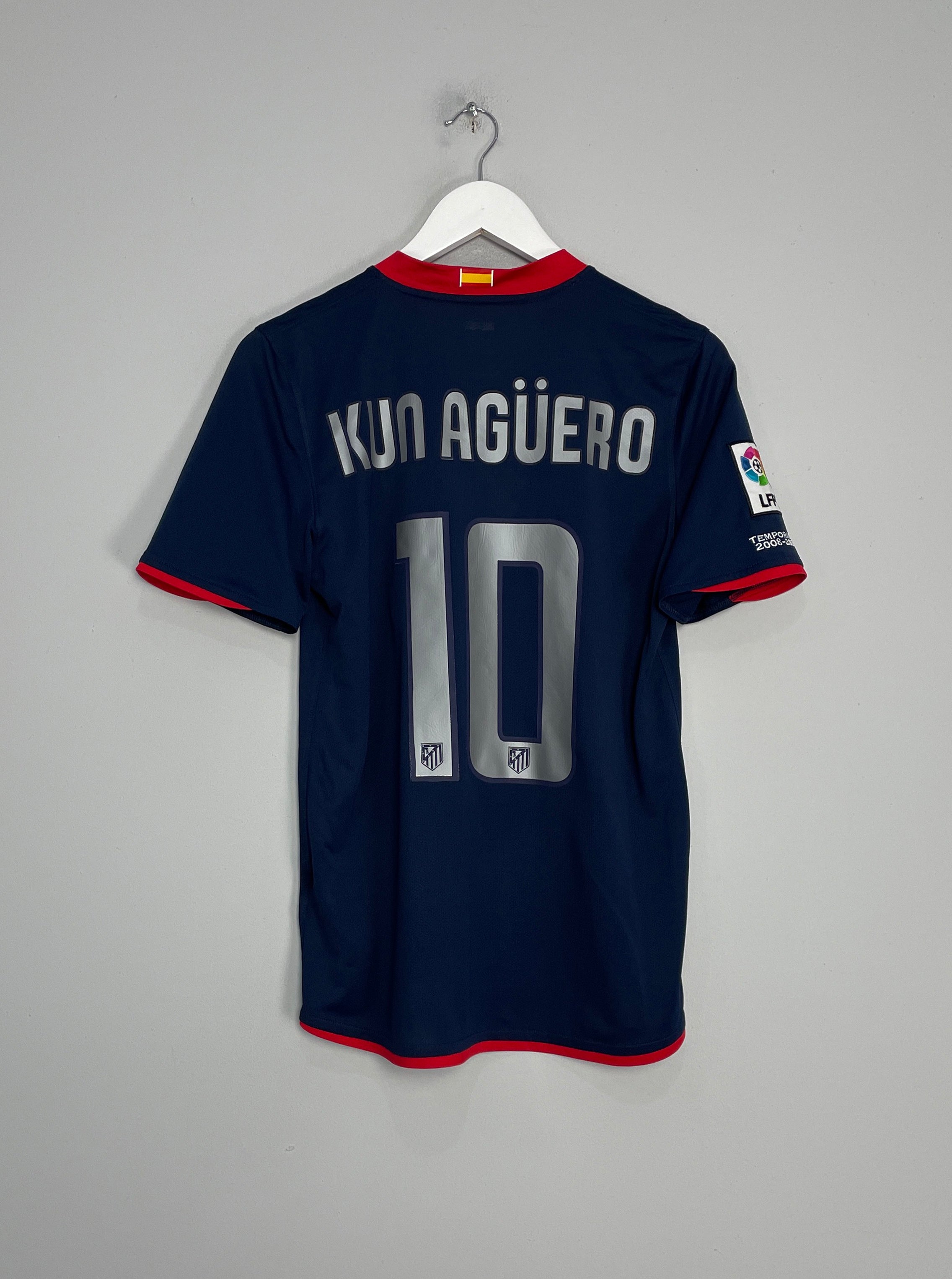 CULT KITS - 2008/09 ATLETICO MADRID KUN AGUERO #10 AWAY SHIRT (S) NIKE ...