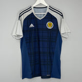 2015/17 SCOTLAND HOME SHIRT (L) ADIDAS