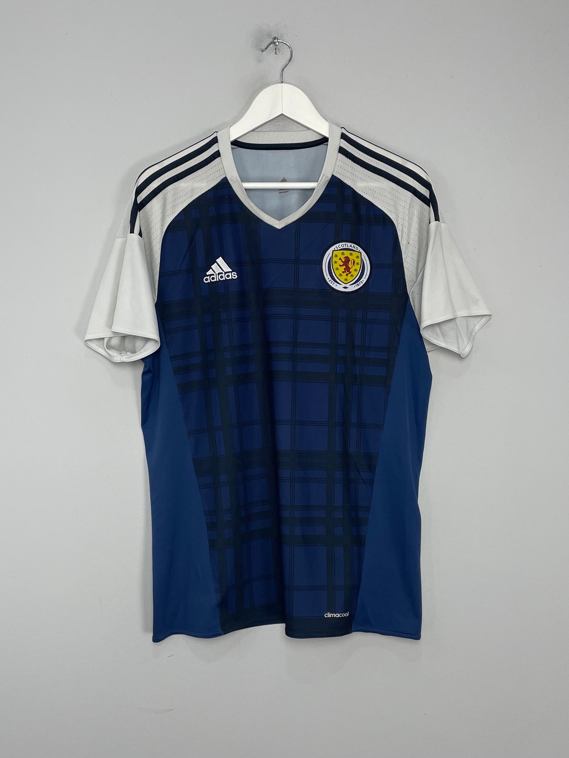 2015/17 SCOTLAND HOME SHIRT (L) ADIDAS