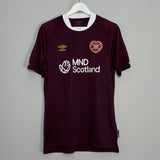 2022/23 HEARTS HOME SHIRT (M) UMBRO