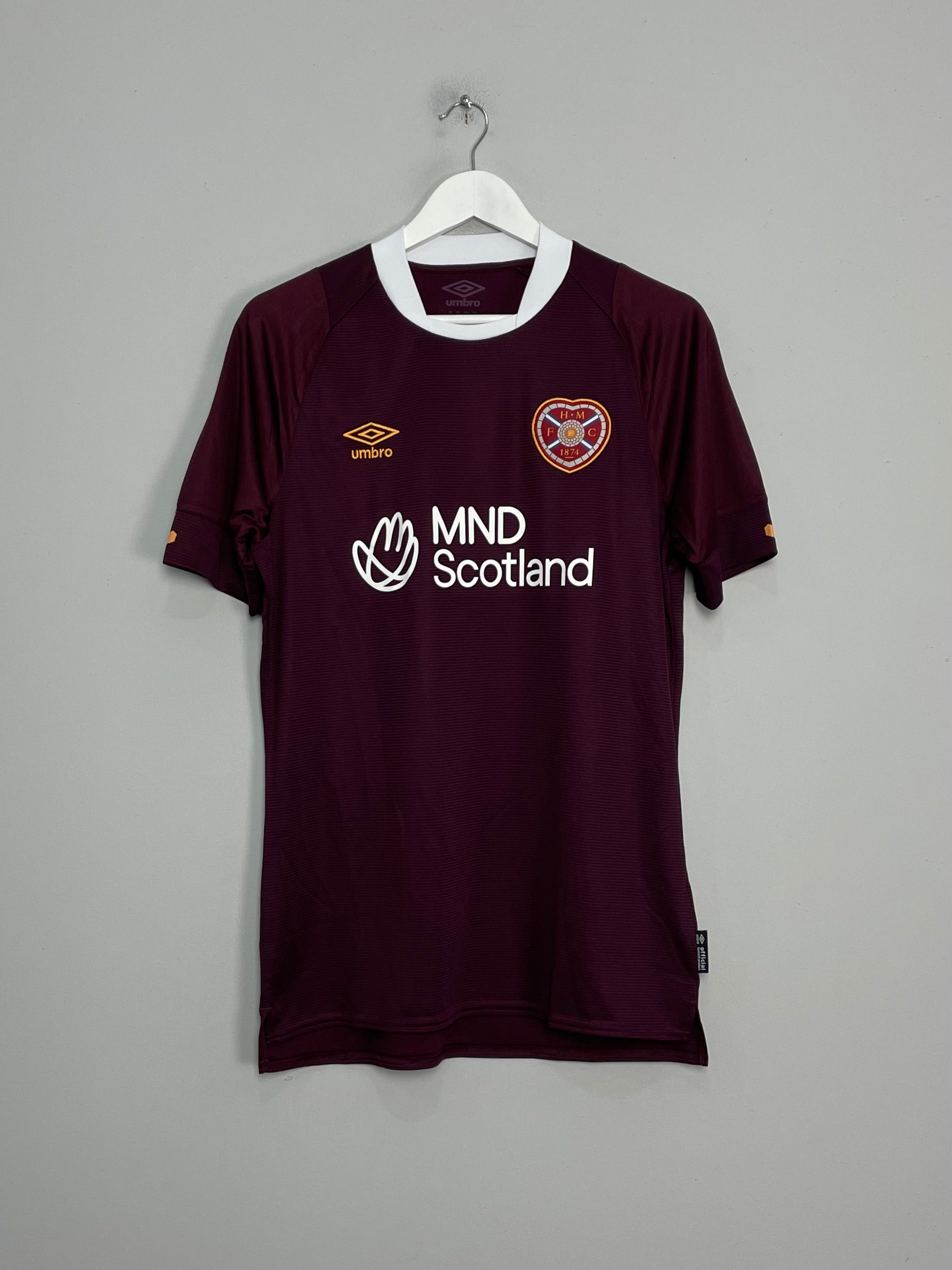 2022/23 HEARTS HOME SHIRT (M) UMBRO