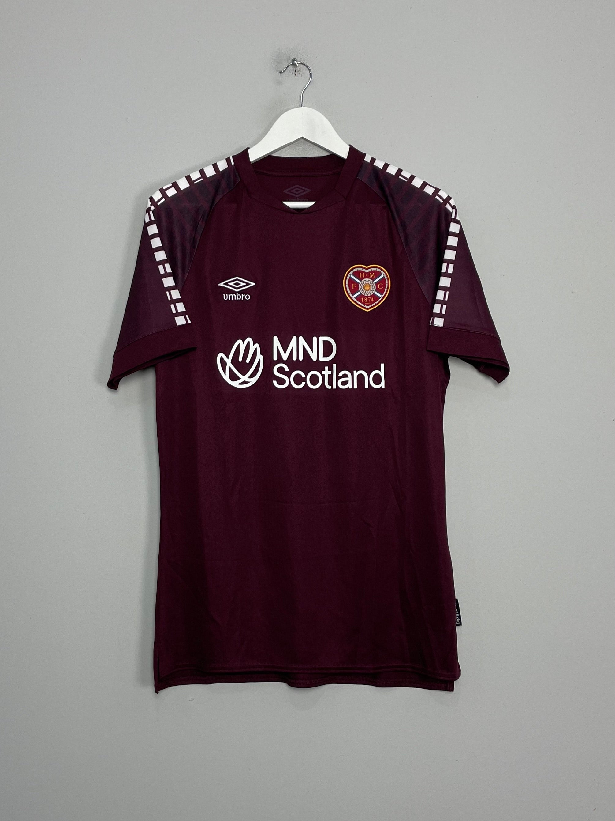 2023/24 HEARTS HOME SHIRT (M) UMBRO