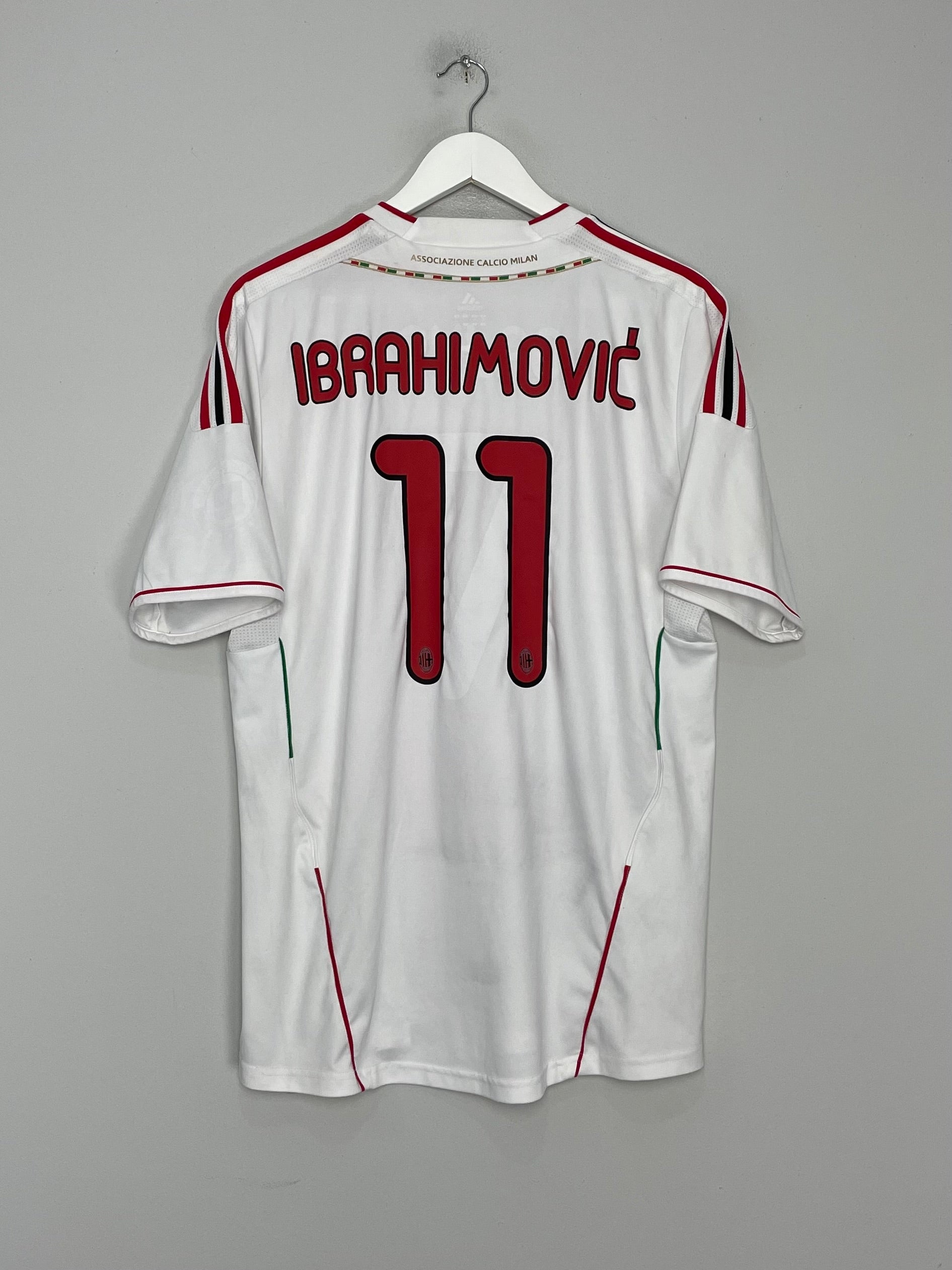 2011/12 AC MILAN IBRAHIMOVIC #11 AWAY SHIRT (L) ADIDAS