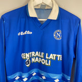 1996/97 NAPOLI L/S HOME SHIRT (M) LOTTO