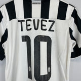 2014/15 JUVENTUS TEVEZ #10 HOME SHIRT (M) NIKE