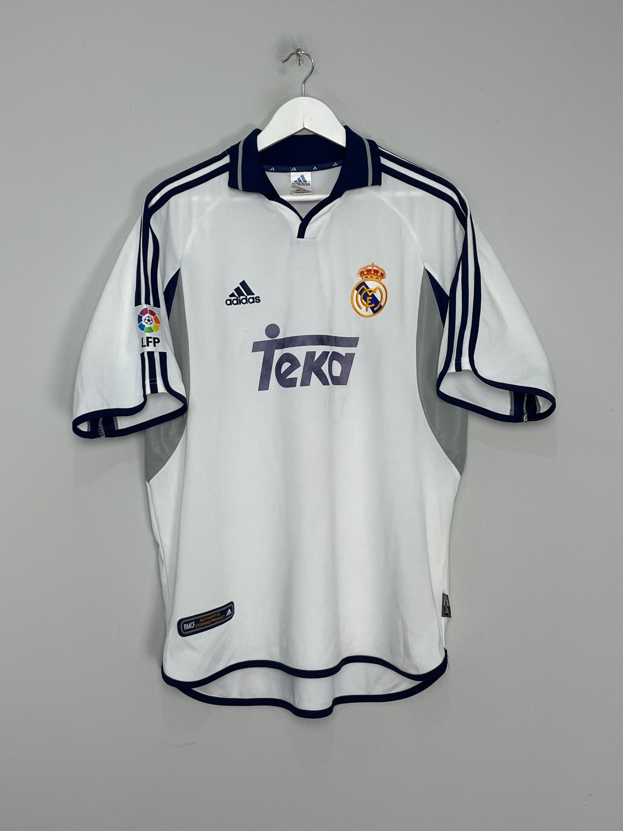 2000/01 REAL MADRID HOME SHIRT (L) ADIDAS