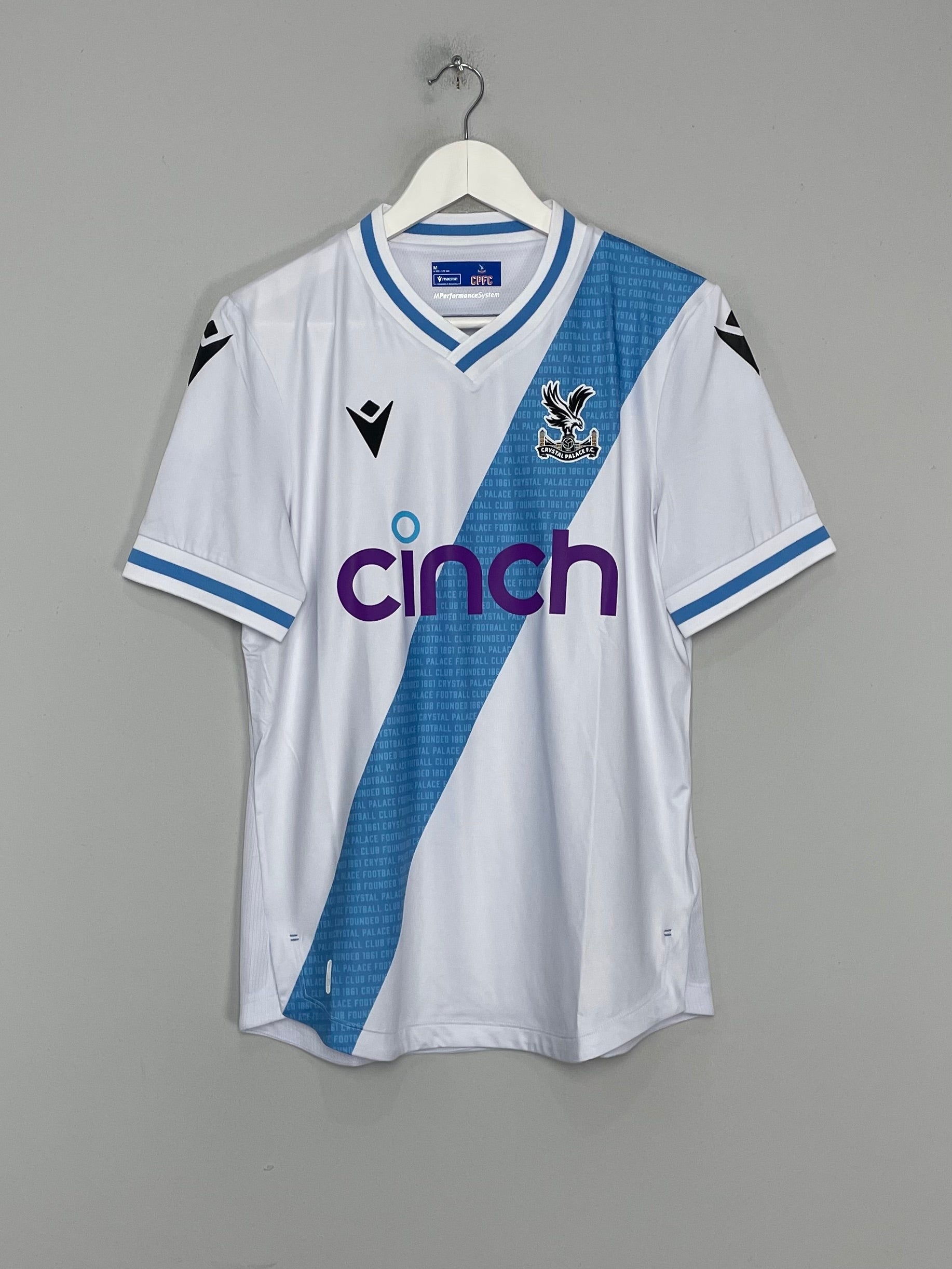 2023/24 CRYSTAL PALACE AWAY SHIRT (M) MACRON