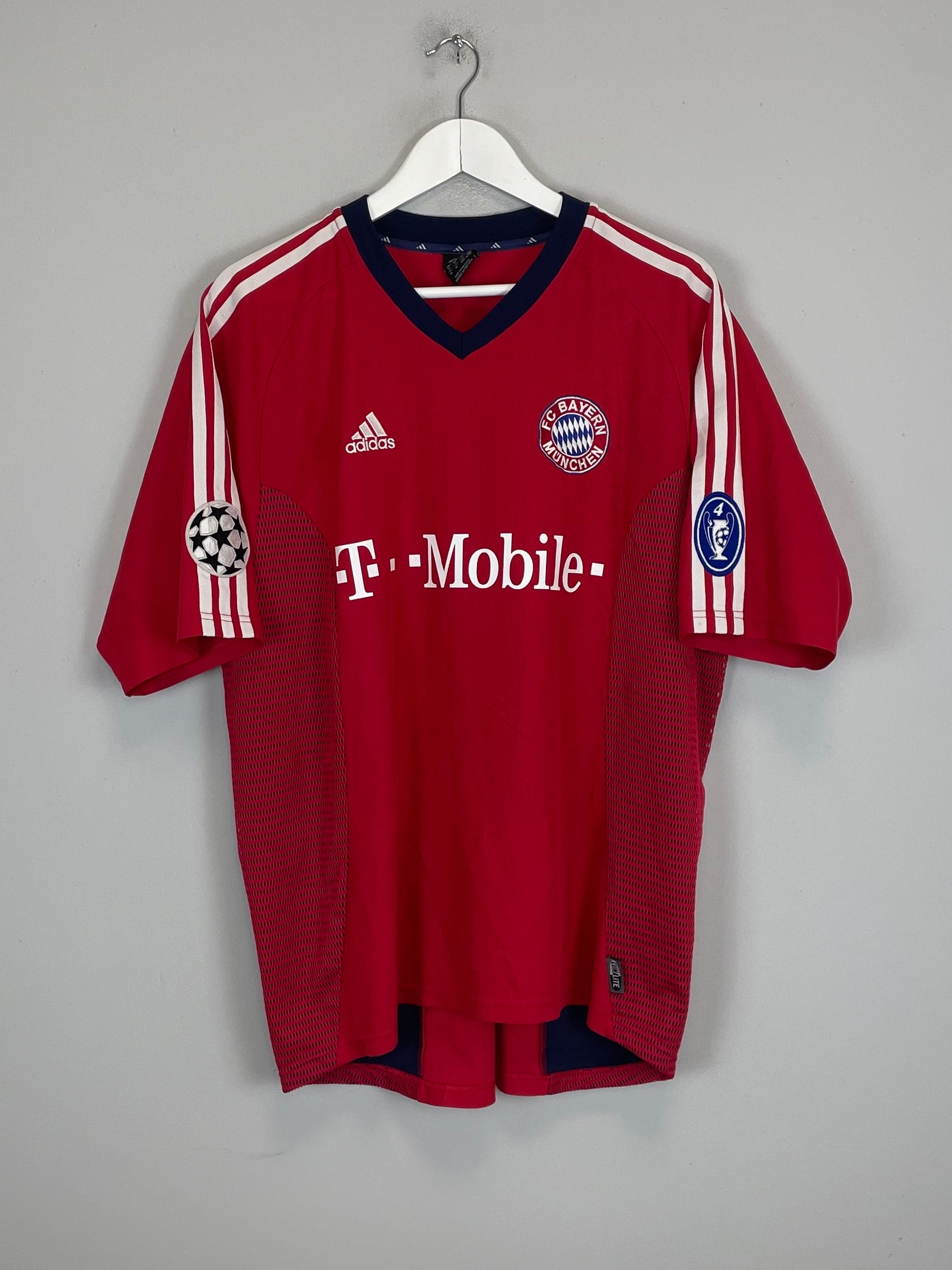 2002/03 BAYERN MUNICH C/L HOME SHIRT (XL) ADIDAS