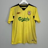 2004/06 LIVERPOOL LE TALLEC #13 AWAY SHIRT (M) REEBOK