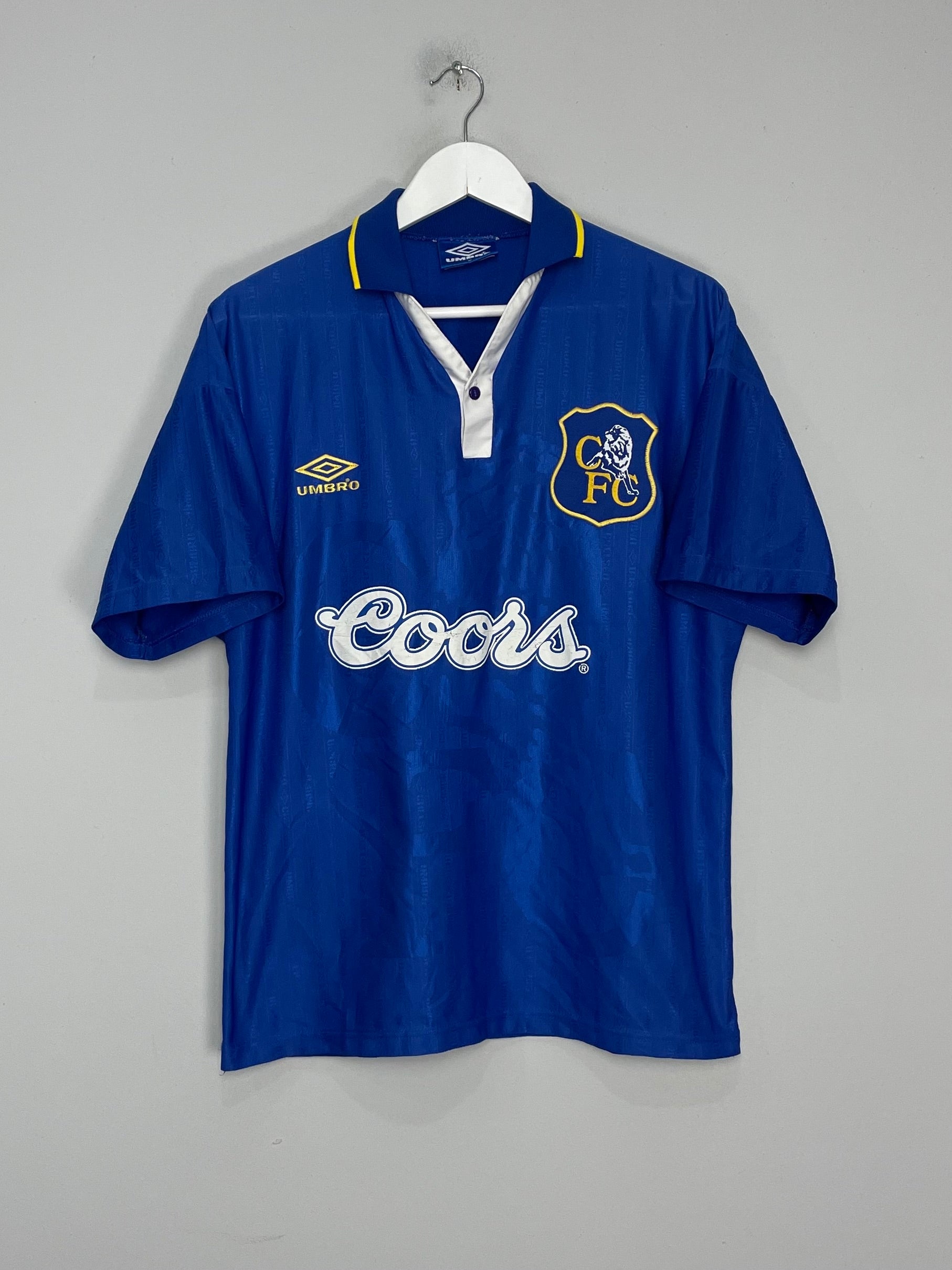 1995/97 CHELSEA HOME SHIRT (M) UMBRO