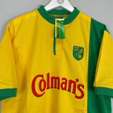 1999/01 NORWICH CITY *BNWT* HOME SHIRT (L) OM