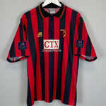 1996/98 WATFORD AWAY SHIRT (XL) MIZUNO