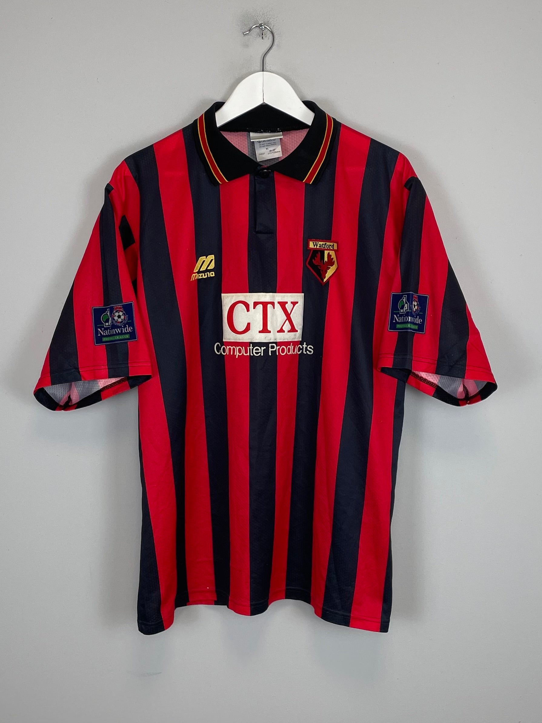 1996/98 WATFORD AWAY SHIRT (XL) MIZUNO