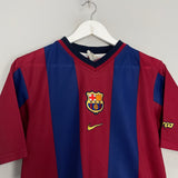 1998/00 BARCELONA HOME SHIRT (XL.KIDS) NIKE