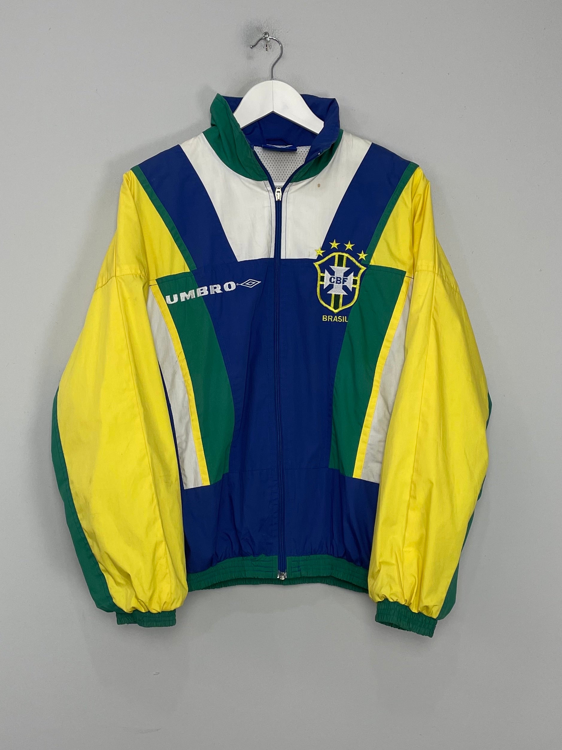 1994/96 BRAZIL TRACK JACKET (S) UMBRO