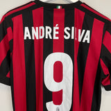 2017/18 AC MILAN ANDRE SILVA #9 HOME SHIRT (M) ADIDAS