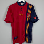 1996/98 SPAIN HOME SHIRT (L) ADIDAS