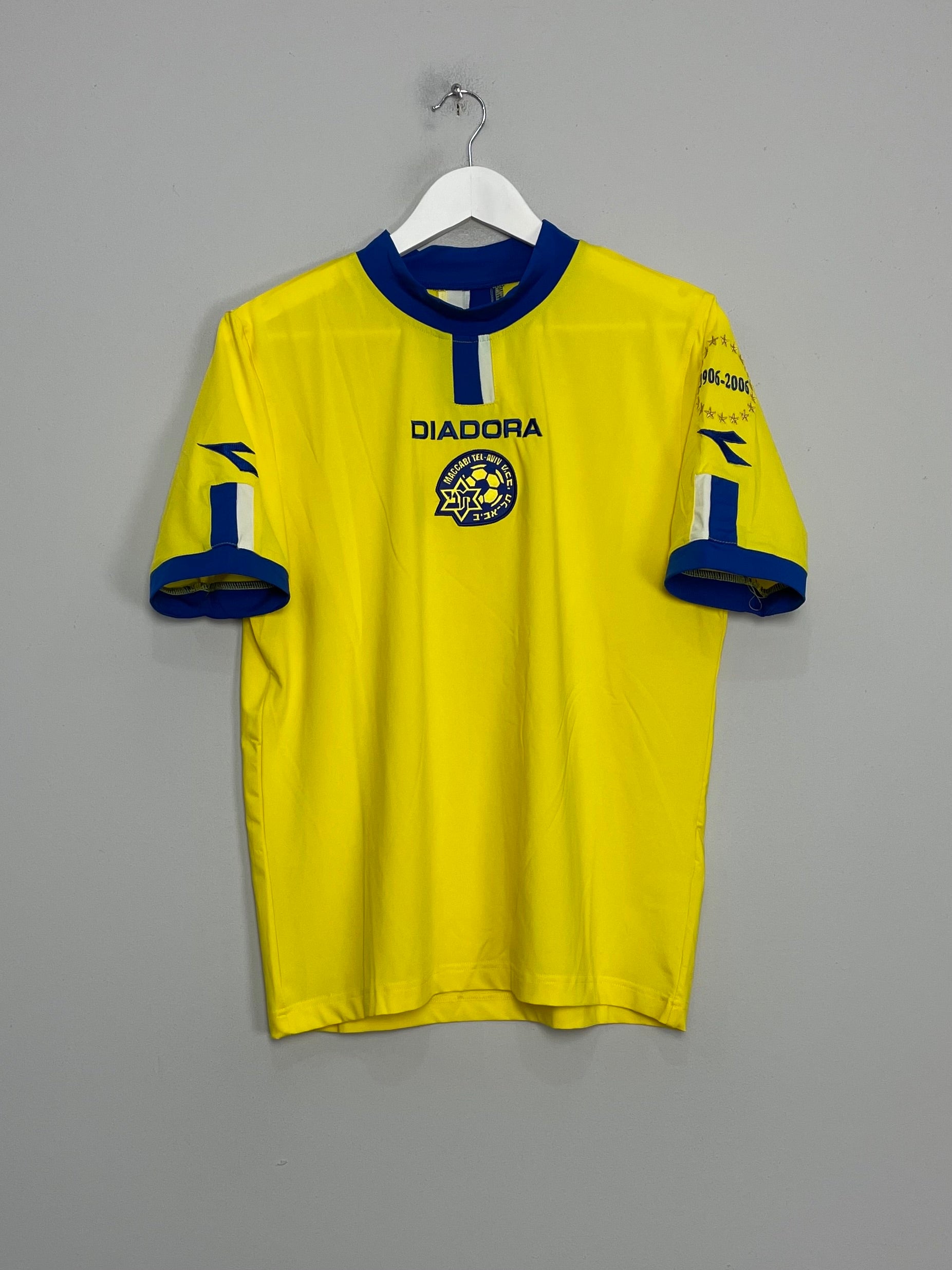 2006/07 MACCABI TEL AVIV *CENTENARY* HOME SHIRT (L) DIADORA