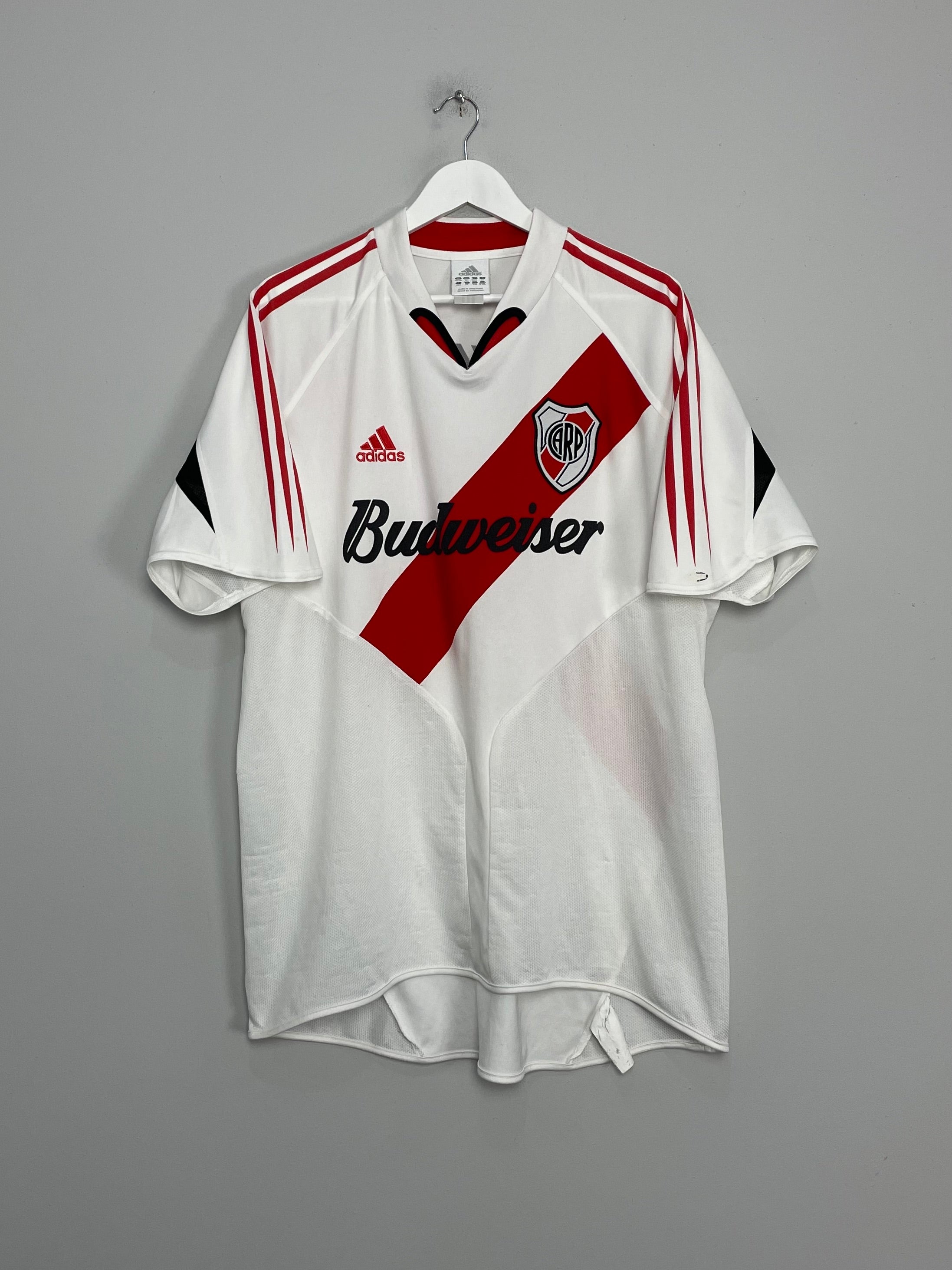 2004/05 RIVER PLATE HOME SHIRT (XL) ADIDAS