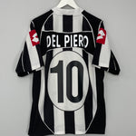 2002/03 JUVENTUS DEL PIERO #10 HOME SHIRT (L) LOTTO