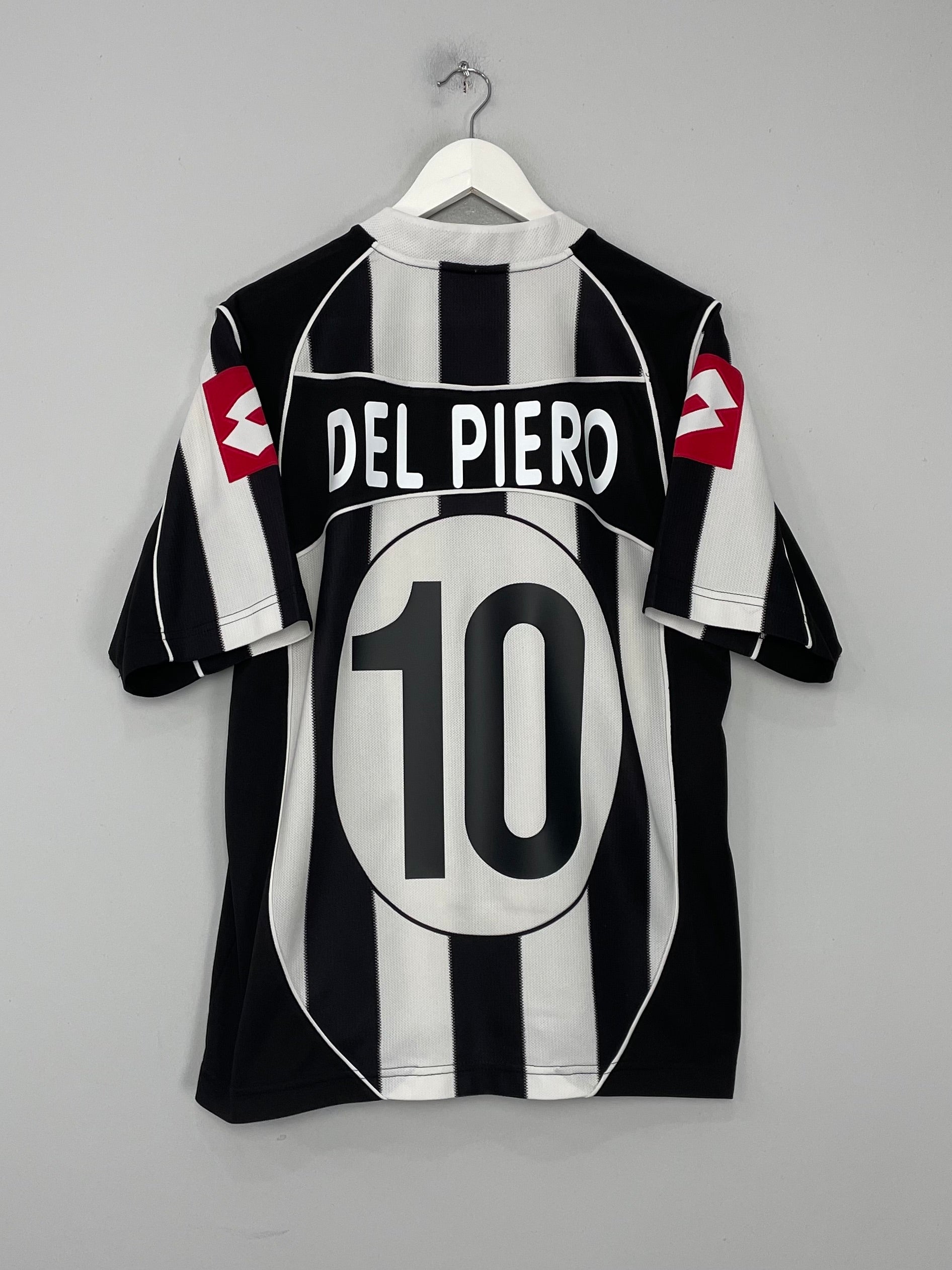 2002/03 JUVENTUS DEL PIERO #10 HOME SHIRT (L) LOTTO