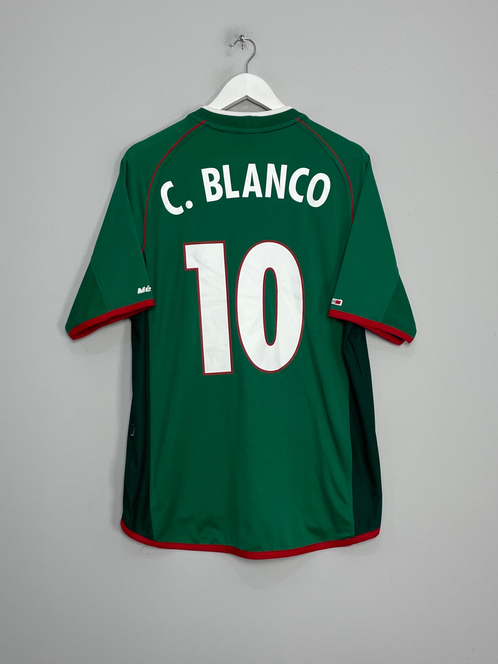 2001/02 MEXICO C.BLANCO #10 HOME SHIRT (XL) ATLETICA