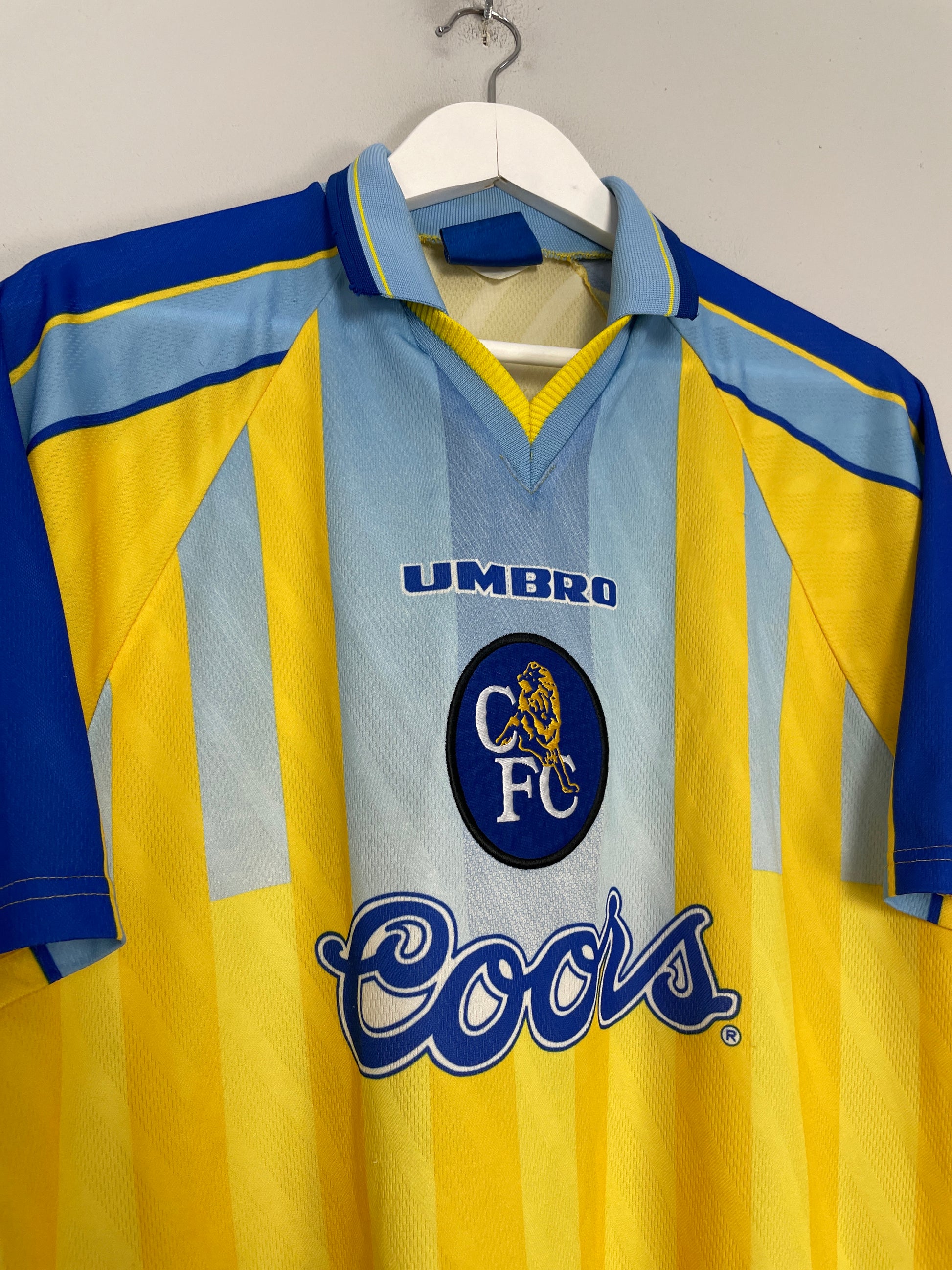 CHELSEA AWAY FOOTBALL SHIRT 1996/97