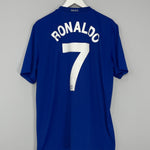 2008/09 MANCHESTER UNITED RONALDO #7 AWAY SHIRT (XL) NIKE