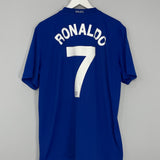 2008/09 MANCHESTER UNITED RONALDO #7 AWAY SHIRT (XL) NIKE