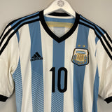 2014 ARGENTINA MESSI #10 HOME SHIRT (S) ADIDAS