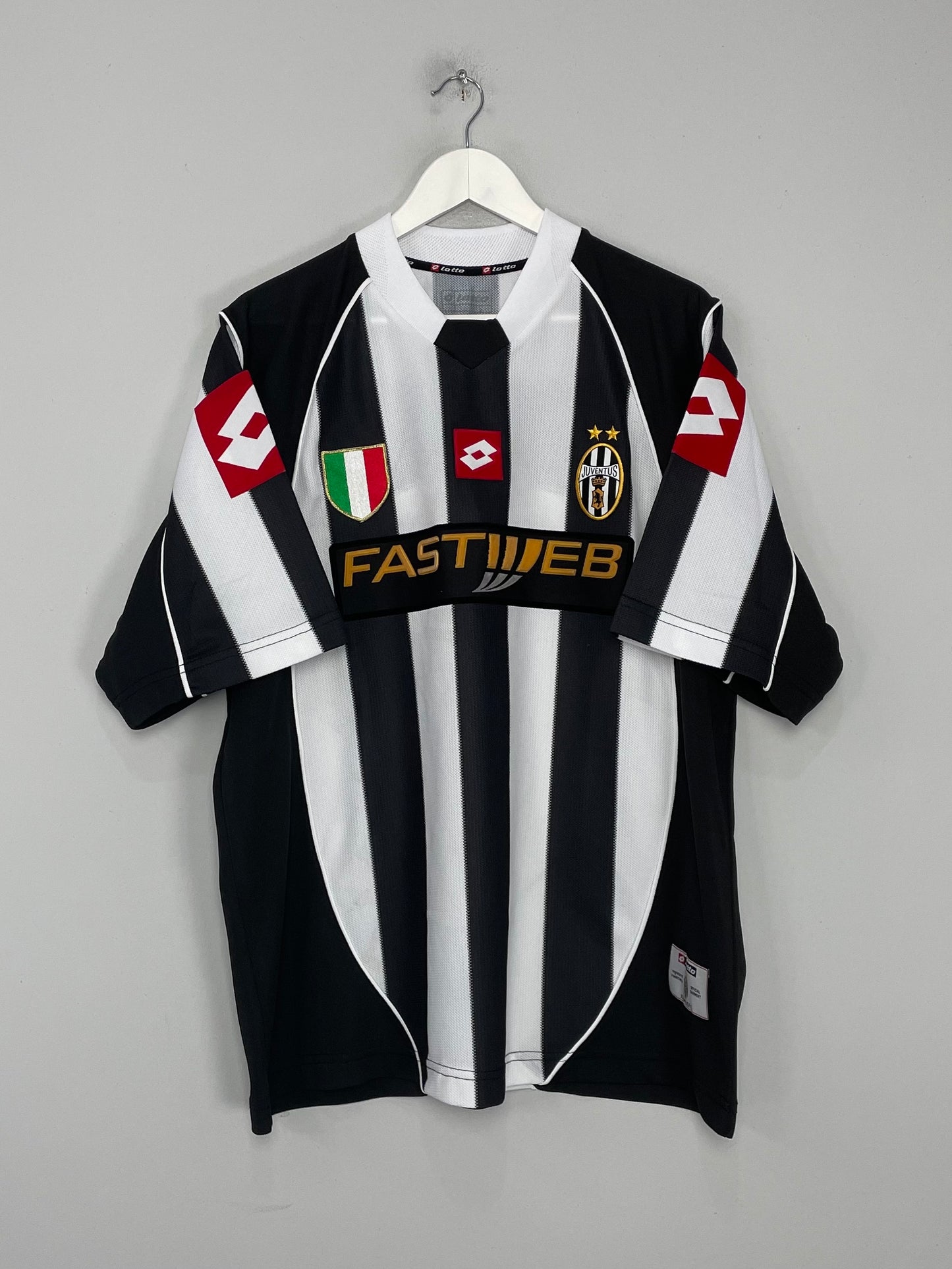 2002/03 JUVENTUS NEDVED #11 HOME SHIRT (L) LOTTO