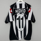 2002/03 JUVENTUS NEDVED #11 HOME SHIRT (L) LOTTO