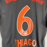 2016/17 BAYERN MUNICH THIAGO #6 AWAY SHIRT (M) ADIDAS