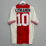 1994/95 AJAX LITMANEN #10 HOME SHIRT (L) UMBRO