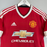 2015/16 MANCHESTER UNITED ROONEY #10 HOME SHIRT (S) ADIDAS