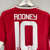 2015/16 MANCHESTER UNITED ROONEY #10 HOME SHIRT (S) ADIDAS