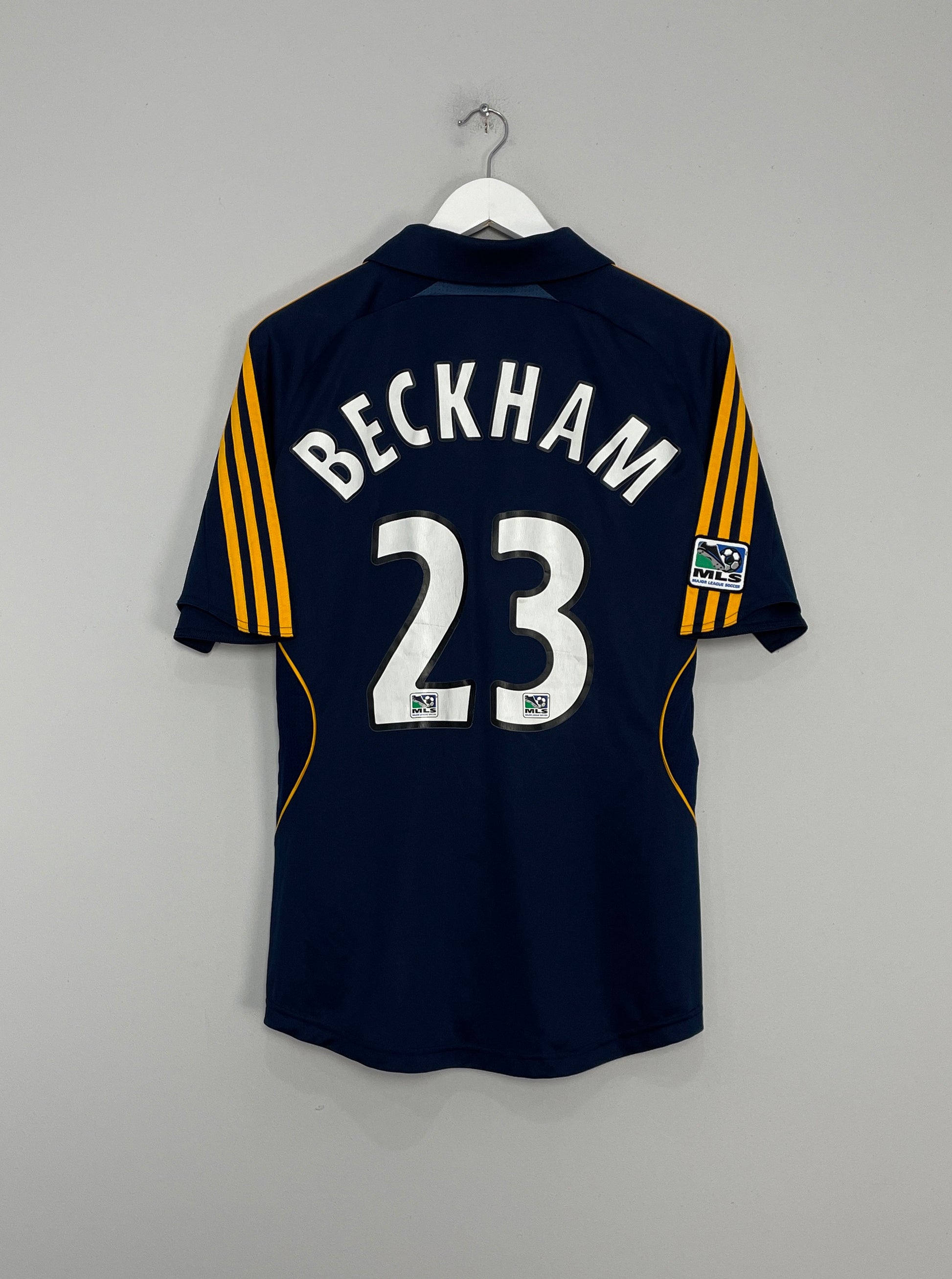 2007-08 LA Galaxy L/S away jersey (#23 BECKHAM) - XXL