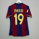 2007/08 BARCELONA MESSI #19 HOME SHIRT (S) NIKE