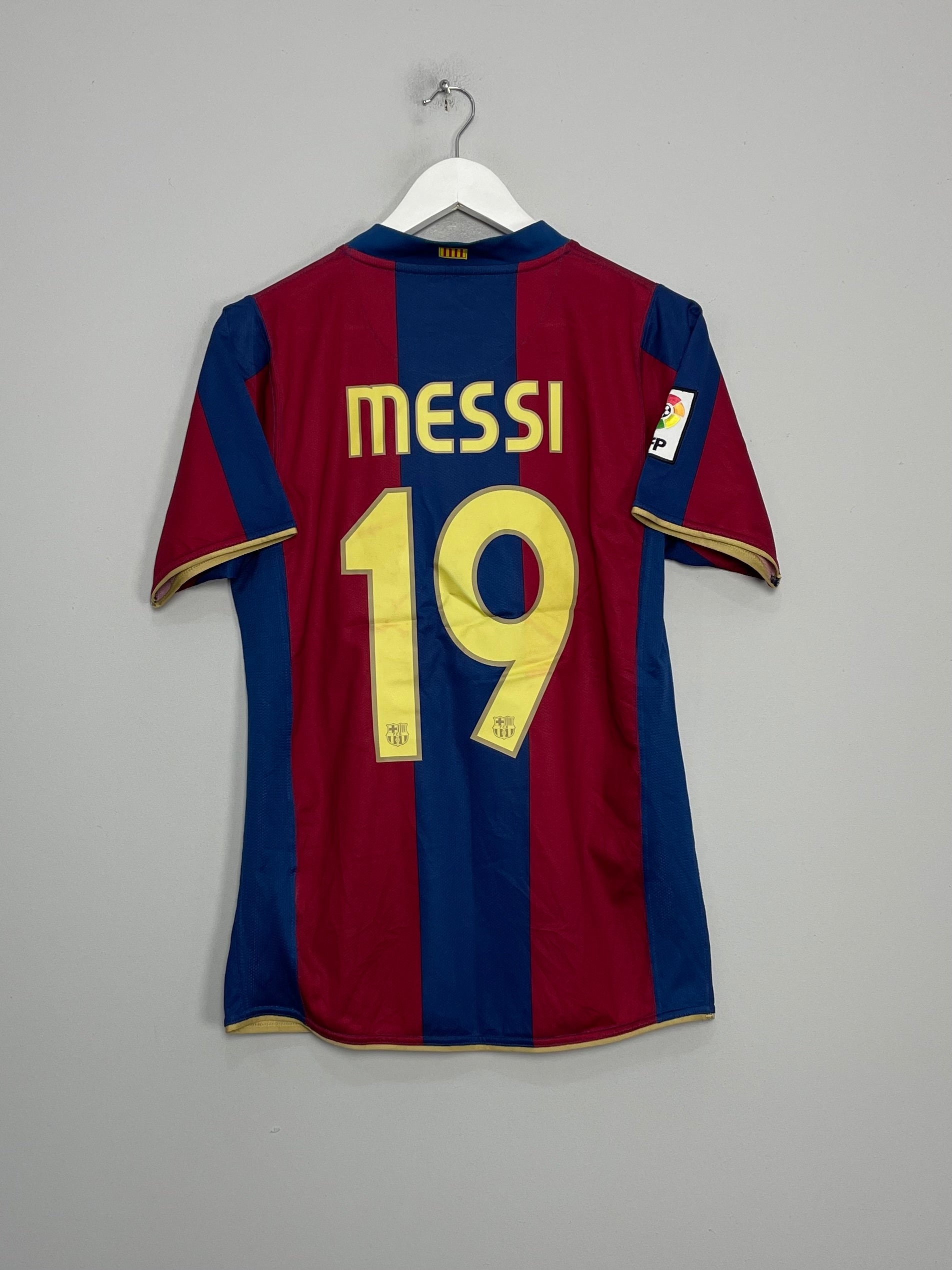 2007/08 BARCELONA MESSI #19 HOME SHIRT (S) NIKE