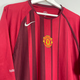 2004/05 MANCHESTER UNITED TRAINING SHIRT (XL) NIKE