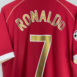 2006/07 MANCHESTER UNITED RONALDO #7 C/L HOME SHIRT (XL) NIKE