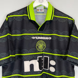 1999/00 CELTIC LARSSON #7 AWAY SHIRT (L) UMBRO