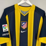 2005/06 ATLETICO MADRID F.TORRES #9 AWAY SHIRT (XL) NIKE