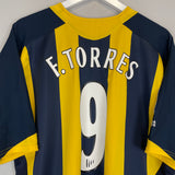 2005/06 ATLETICO MADRID F.TORRES #9 AWAY SHIRT (XL) NIKE