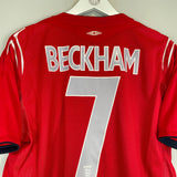 2004/06 ENGLAND BECKHAM #7 AWAY SHIRT (L) UMBRO