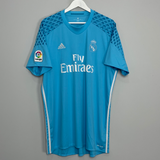 2016/17 REAL MADRID NAVAS #1 GK SHIRT (XL) ADIDAS