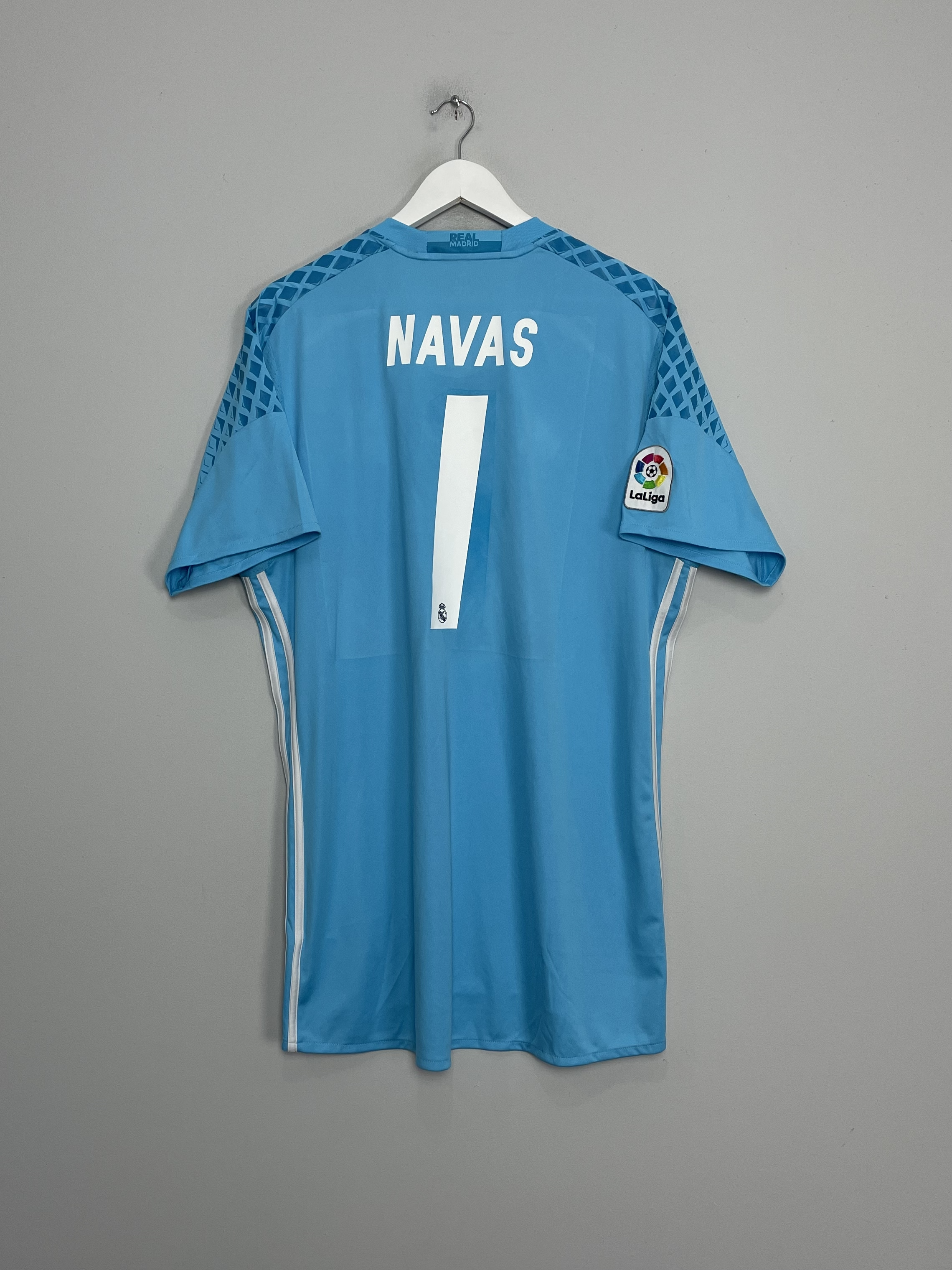 2016/17 REAL MADRID NAVAS #1 GK SHIRT (XL) ADIDAS