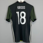 2015/16 GERMANY KROOS #18 AWAY SHIRT (M) ADIDAS